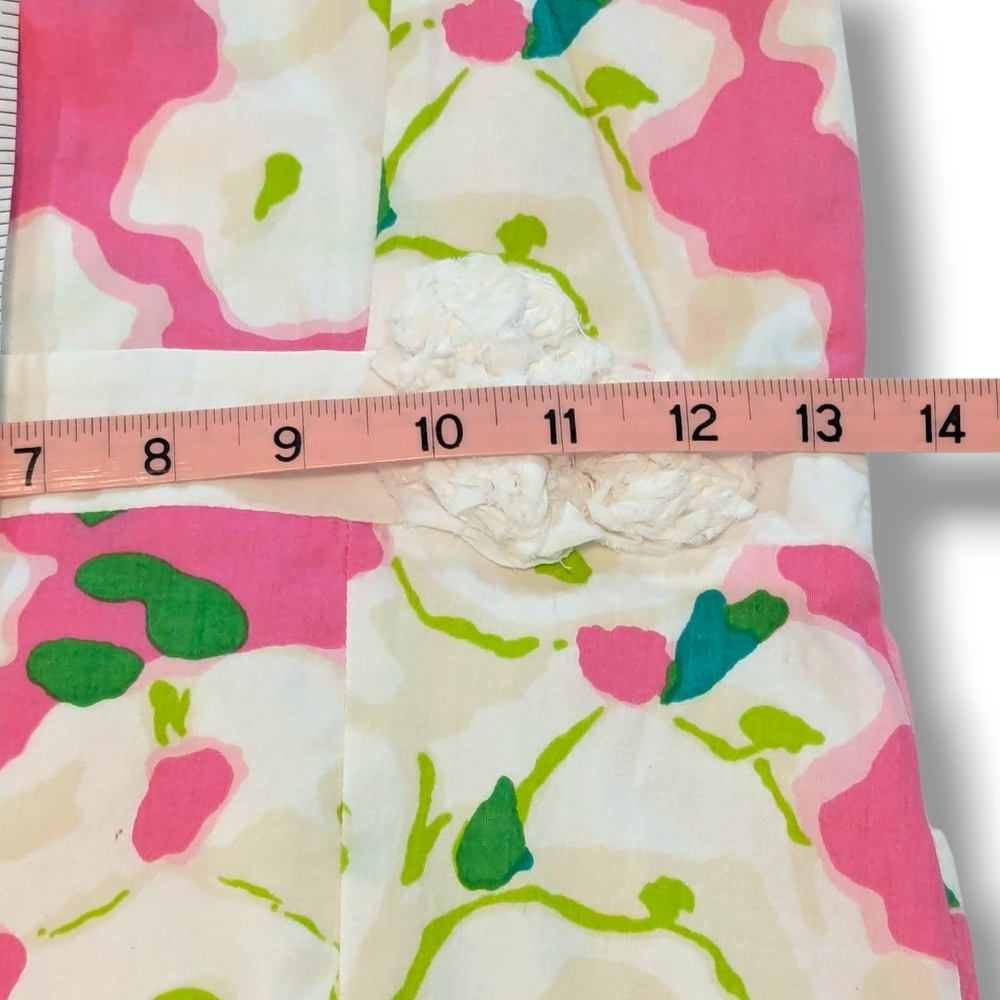 Lilly Pulitzer Pink and White "It Can Be Arranged" Girls Floral Dress, Size 14 - Picture 12 of 12